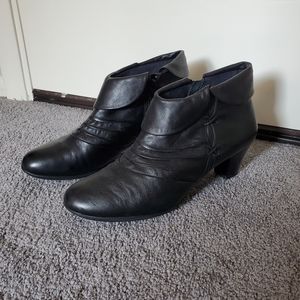 Witchy leather heels